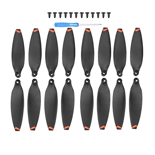 Propellerflugzeug-Ersatzteil, 2/4 Paar geräuscharme Ersatz-Propellerteile, Leichter Prop-Faltblattflügel, for FIMI X8 Mini-Drohne(Size:4Pair Orange Edge) von KOPHENIX