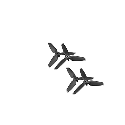 Propellerflugzeug-Ersatzteil, 5328S Propeller Quick Release Blade Props Ersatz Wing Fan Ersatzteil, for DJI FPV Combo Drone(Size:Silver Edge 2 Pair) von KOPHENIX