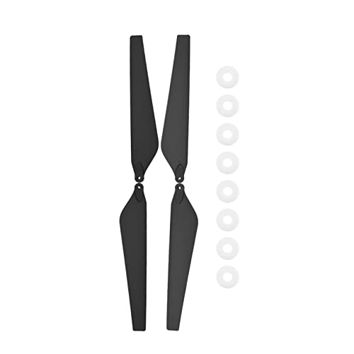 Propellerflugzeug-Ersatzteil, Carbon Fiber Paddle Folding Propeller mit Requisiten Klemme Landwirtschaft Pflanzenzubehör, for DJI E5000 CW/CCW(Size:1 Pair Propeller) von KOPHENIX
