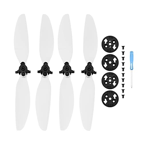 Propellerflugzeug-Ersatzteil, Schnellspanner-Propeller, leicht, Requisiten, Klinge, Ersatzflügel, Lüfter, Ersatzteile, Zubehör, for DJI Mavic Mini/Mini 2 Drohne(Size:White) von KOPHENIX