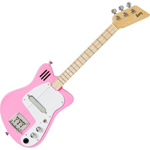 Loog Mini Electric Guitars Pink Kindergitarre von KORN