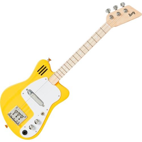 Loog Mini Electric Guitars Yellow Kindergitarre von KORN