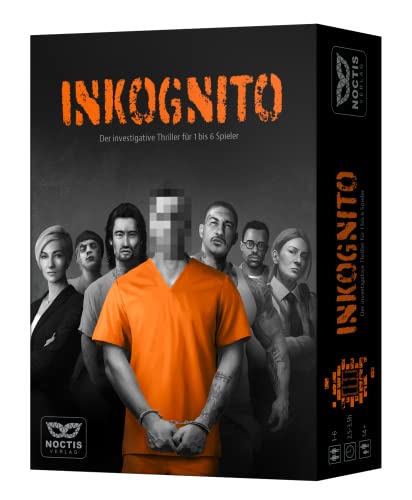 Inkognito - Escape Room Spiel Krimispiel für 1-6 Personen - Noctis Verlag Krimi Spiel Tatort Escape Game für Erwachsene Rätselspiel Detektiv Exit Crime Fall von KOSMOS