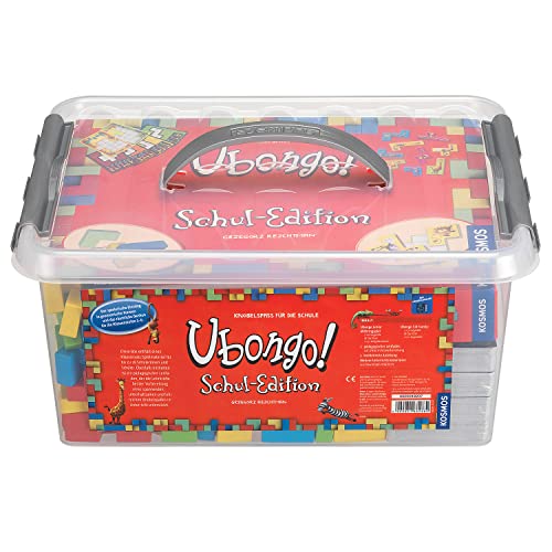 KOSMOS ‎682880 Ubongo - Schuledition, Klassensatz für 28 Kinder, Klassenstufe 1-6., für Schülerinnen und Schüler ab 6 Jahre, spielerisch Mathe Lernen, geometrische Formen, räumliches Denken von Kosmos