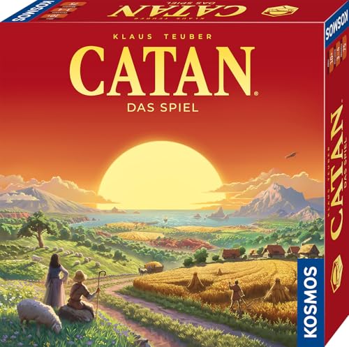 KOSMOS 684655 Catan - Das Spiel, Basisspiel Siedler von Catan, Strategiespiel für 3-4 Personen ab 10 Jahren, Brettspiel-Klassiker, Familienspiel, Gesellschaftsspiel von KOSMOS