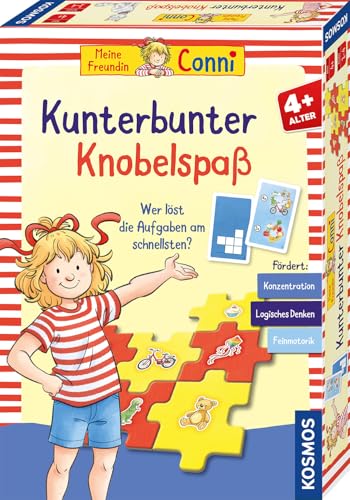 Kosmos 685270 Meine Freundin Conni - Kunterbunter Knobelspaß, Lernspiel für Kinder ab 4 Jahre, Brettspiel fördert mit fünf Spielen Konzentration, logisches Denken und Feinmotorik Kosmos 685270 Meine Freundin Conni - Kunterbunter Knobelspaß, Lernspiel für Kinder ab 4 Jahre, Brettspiel fördert mit fünf Spielen Konzentration, logisches Denken und Feinmotorik von Kosmos