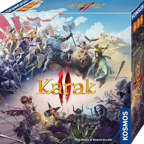 KOSMOS 685416 Karak 2 - Das Abenteuer geht weiter, Familienspiel ab 10 Jahre für 2-5 Personen, Fantasy Abenteuer Spiel, Brettspiel mit Würfeln, deutsche Anleitung KOSMOS 685416 Karak 2 - Das Abenteuer geht weiter, Familienspiel ab 10 Jahre für 2-5 Personen, Fantasy Abenteuer Spiel, Brettspiel mit Würfeln, deutsche Anleitung von Kosmos