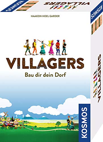 KOSMOS 691400 Villagers Bau dir dein Dorf, Brettspiel für 2-4 Personen, Gesellschaftsspiel, Kartenspiel, Familienspiel ab 10 Jahren von Kosmos