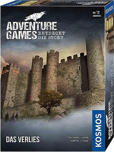 KOSMOS 695088 Adventure Games - Das Verlies. Entdeckt die Story, Kooperatives Gesellschaftsspiel, für 1 bis 4 Spieler, ab 12 Jahre, spannendes Abenteuer-Spiel von Kosmos