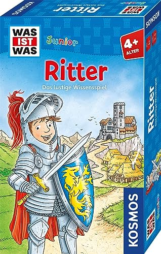 KOSMOS 711528 was IST was Junior - Ritter, spannendes Wissensspiel für Kinder ab 4 Jahre, Mitbringspiel für 2-4 Personen, Kinderspiel, Geburtstagsgeschenk, Mitbringsel von Kosmos