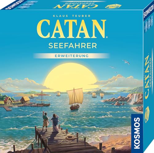 KOSMOS 684679 Catan - Seefahrer, Erweiterung zu Catan - Das Spiel, Brettspiel für 3-4 Personen ab 10 Jahre, Familienspiel, nur spielbar mit Basisspiel, Siedler von Catan von KOSMOS