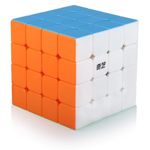 KOSTACHI 4x4 4x4x4 Würfel,Speed Magic Cube 4x4,Einfaches Drehen 3D Puzzle Würfel Spiele Spielzeug Geschenke für Kinder Erwachsene (Stickerless) von KOSTACHI