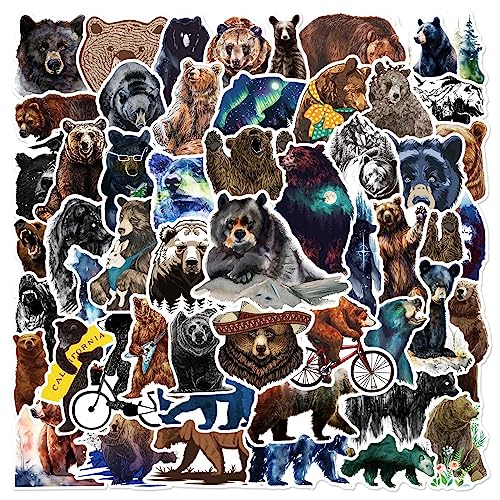 Kunstbär Aufkleber 50Pcs Coole Aufkleber für Wasserflaschen Laptop Sammelalben, Gitarren, Gepäck, Fahrrad, Telefon, Skateboards|Teenager, Mädchen, Kinder Aufkleber Kunstbär Aufkleber 50Pcs Coole Aufkleber für Wasserflaschen Laptop Sammelalben, Gitarren, Gepäck, Fahrrad, Telefon, Skateboards|Teenager, Mädchen, Kinder Aufkleber von KOWASO