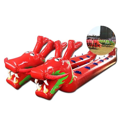 Spiele für Draussen Field Day Outdoor-Teamwork-Spiele, Aufblasbares Spielzeug Für Mehrere Spieler Auf Dem Rasen, Karnevalsparty-Karnevalssportspiel Im Freien, 2 PCS(13 Seats/L-7.5M) von KPHYMOD