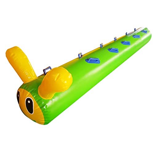 Spiele für Draussen Kinderspielgeräte Im Freien Teamwork, Gruppe Zusammenarbeit Spiel Schule Firmenteam Lernen Aktivität Spaß-Spiel(Green+Yellow,15 Seats/L-7.5M) von KPHYMOD