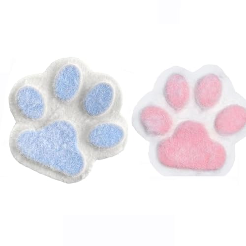 KQLULU Giant Paw Squishy, Handgemachtes Big Cat Paw Squeeze Toys aus Silikon, Niedliche Katzenpfoten-Quetschbälle, Katzenpfoten Quetschspielzeug (2pcs) von KQLULU