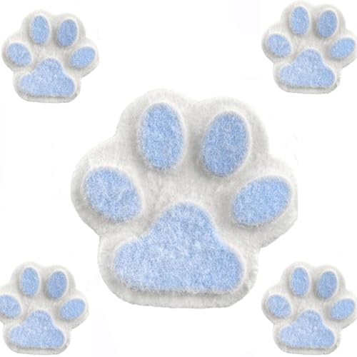 KQLULU Giant Paw Squishy, Handgemachtes Big Cat Paw Squeeze Toys aus Silikon, Niedliche Katzenpfoten-Quetschbälle, Katzenpfoten Quetschspielzeug (Blue) von KQLULU