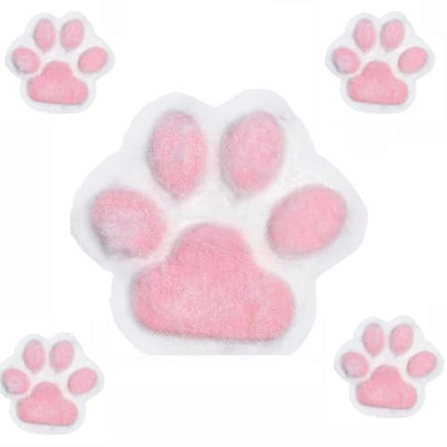 Giant Paw Squishy, Handgemachtes Big Cat Paw Squeeze Toys aus Silikon, Niedliche Katzenpfoten-Quetschbälle, Katzenpfoten Quetschspielzeug (pink) von KQLULU