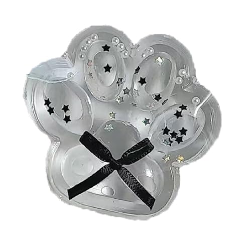 KQLULU Jelly Handgemachtes Big Cat Paw Squeeze Toys aus Silikon, Handgemachtes Big Cat Paw Squeeze Toys aus Silikon, Niedliche Katzenpfoten-Quetschbälle (Transparent) von KQLULU