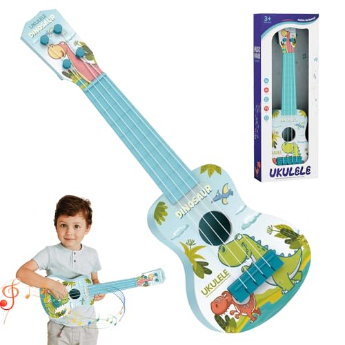 KQWVZ Gitarre Für Kinder, 41cm Kindergitarre, Kinder Ukulele mit 4 verstellbaren Saiten, Mini-Gitarre Ukulele Gitarre Spielzeug, Gitarre Spielzeug für Kleinkinder Anfänger Jungen Mädchen Geschenk KQWVZ Gitarre Für Kinder, 41cm Kindergitarre, Kinder Ukulele mit 4 verstellbaren Saiten, Mini-Gitarre Ukulele Gitarre Spielzeug, Gitarre Spielzeug für Kleinkinder Anfänger Jungen Mädchen Geschenk von KQWVZ