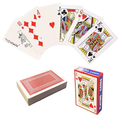 KRADLUX Playing Cards, Pack of 2 Designer Professional Poker Cards with Two Corner Signs, Playing Cards for Texas Holdem Poker, Blackjack, Euchre, Canasta, Pinochle Card Game von KRADLUX