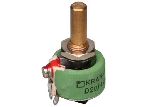 KRAH D 20/4W 10% 22R D 20/4W 10% 22R Draht-Potentiometer 4W 22Ω 1St. von KRAH