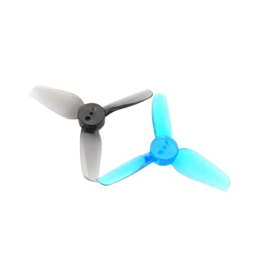 KRLAZdN 12 Paare T2X2X3 2020 3 Propeller RC FPV Freestyle 2 Zoll Zahnstocher Cinewhoop Kanaldrohne DIY kompatibel mit Teilen(12Pairs Blue) von KRLAZdN