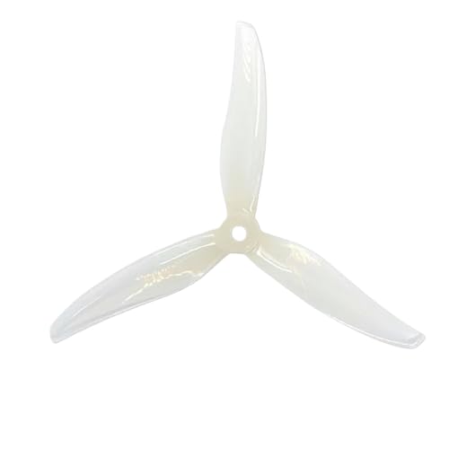 KRLAZdN 12PCS 6Pairs Hurricane 5236 5,2X3,6X3 3-PC Propeller Kompatibel Mit RC FPV Racing 5 Zoll Drone Motor(6 Pairs White) von KRLAZdN