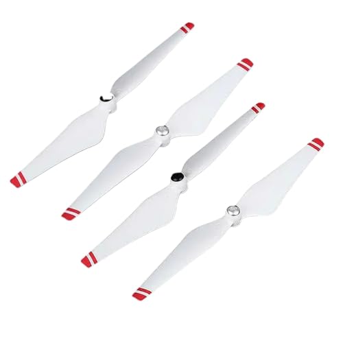 KRLAZdN 2/4er-Pack Ersatzpropeller Phantom 3 SE Pro Advanced Drone CCW CW Schnellspanner, kompatibel mit Zubehör(4 Pcs Red) von KRLAZdN