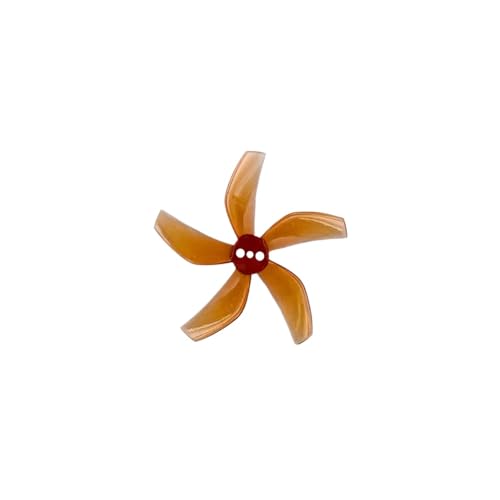 KRLAZdN 4 Paar D51 2020 2 x 2 x 5 2 Zoll 50,3 mm 5 PC-Propeller 1,5 mm kompatibel mit RC FPV Racing Freestyle Tinywhoop BETA85X Drohne(Whisky) von KRLAZdN