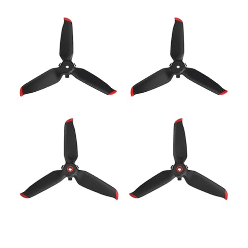 KRLAZdN 4 Stück 5328S Propeller kompatibel mit FPV Combo Drone Quadcopter Zubehör(Red) von KRLAZdN