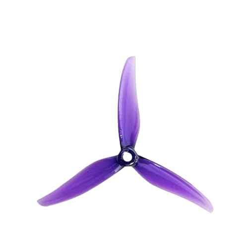 KRLAZdN 4PCS 2Pairs Fury-5131,0 5 Zoll 3- CW CCW Propeller Kompatibel Mit FPV RC Drone Racing Quadcopter 2306 2207 motoren(Purple Hyper) von KRLAZdN