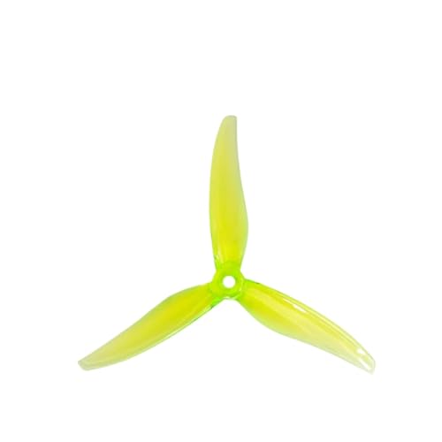 KRLAZdN 4PCS 2Pairs Fury-5131,0 5 Zoll 3- CW CCW Propeller Kompatibel Mit FPV RC Drone Racing Quadcopter 2306 2207 motoren(Radioactive Yellow) von KRLAZdN