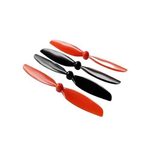 KRLAZdN 4PCS 75mm Propeller CW CCW Kompatibel Mit 1mm Welle Durchmesser RC Quadcopter Drone Kernlosen Motor N30 Spielzeug Flugzeug Modell von KRLAZdN