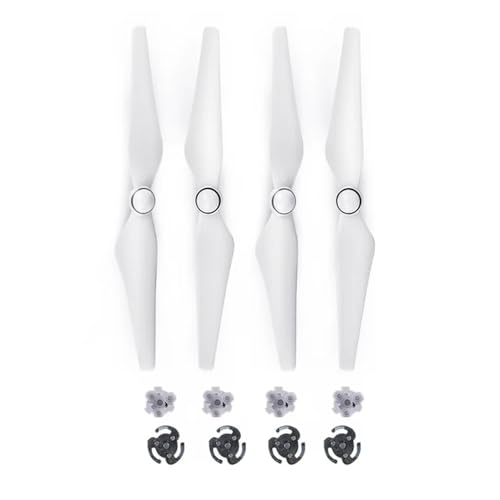 KRLAZdN 4er-Pack 9450S-Propeller mit Sockel, kompatibel mit Phantom 4-Drohnenzubehör(White) von KRLAZdN