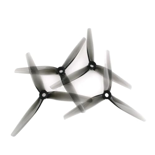 KRLAZdN 5,1X2,5X3 Grau 5125 3-PC Propeller M5 Welle Kompatibel Mit 5 Zoll RC FPV Freestyle Drohnen 10Pairs 10CW 10CCW DIY Teile von KRLAZdN