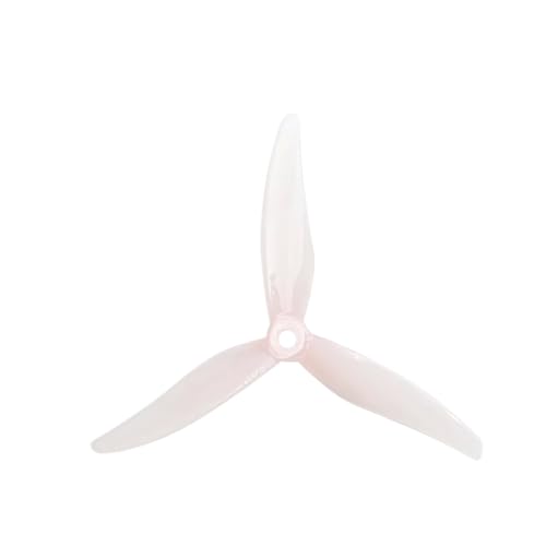 KRLAZdN 5131 3-Propeller 5-Zoll FPV Drone Freestyle Kompatibel mit verschiedenen Modellen 4 Stück Tasche 2CW 2CCW(2 Bags Clear Pink) von KRLAZdN