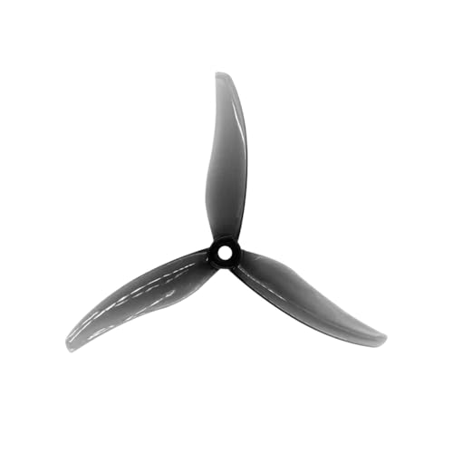 KRLAZdN 8 Paar Hurricane 5536 3 5,5 Zoll PC Propeller kompatibel mit 2306 und höher Motoren M5 RC FPV Flower Drone(Light Grey) von KRLAZdN