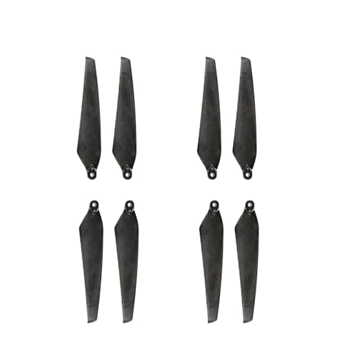 KRLAZdN 8PCS Carbon Fiber Folding Propeller CW CCW Kompatibel Mit XAG P100 Pro V50 P80 P100 Landwirtschaft Hubschrauber(P100 P80carbon Fiber) von KRLAZdN