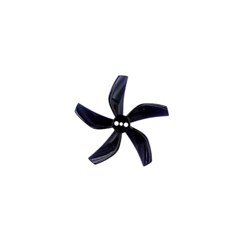 KRLAZdN 8PCS D51 2x2x5 2 Zoll 51mm 5-PC Propeller RC FPV Racing Freestyle Tinywhoop BETA85X Kompatibel mit Drone Zubehör(D51 Black) von KRLAZdN