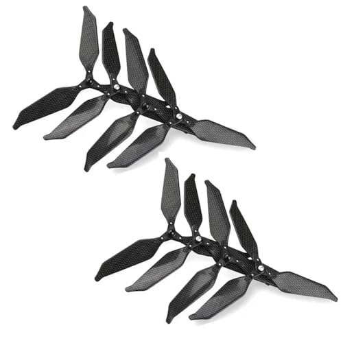 KRLAZdN Carbon Fiber Folding Propeller 9455S Low Noise Self-Lock Kompatibel Mit Phantom 4 4 Pro Erweiterte Drone Zubehör 4/8 stück(3-Blade 8pcs) von KRLAZdN