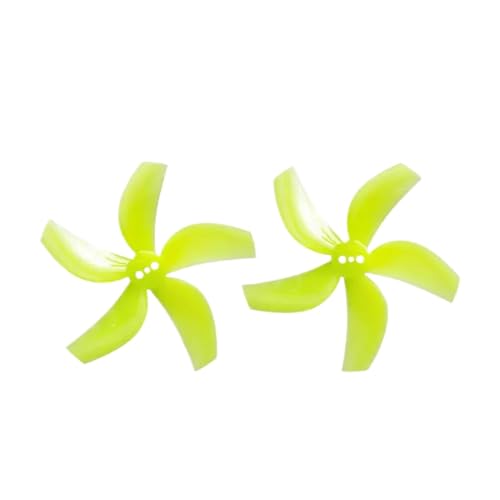 KRLAZdN D63 3 5 Propeller 4 Stück Tasche kompatibel mit 2,5 Zoll Cinewhoop FPV Drone Racing Freestyle Cinematic(D63-5 Yellow 2bags) von KRLAZdN