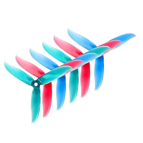 KRLAZdN DALPROP Cyclone T5045C Pro 5045 5X4,5X3 3-Propeller RC FPV Renn- und Freestyle-Drohnen, kompatibel mit 5-Zoll-4S-6S-Modellen(10Pairs Black) von KRLAZdN