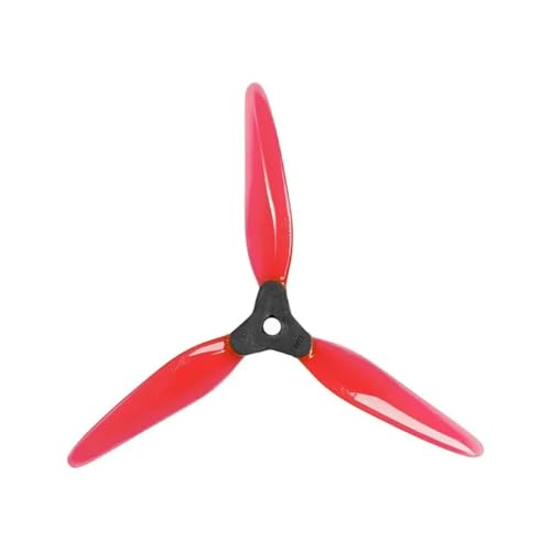 KRLAZdN Dalprop Fold 2 F7 7 Zoll F5 5 Zoll Faltpropeller Glatte DIY-Requisiten Lange Reichweite Kompatibel mit Popo FPV Racing RC-Drohnen(5 Inch Red) von KRLAZdN