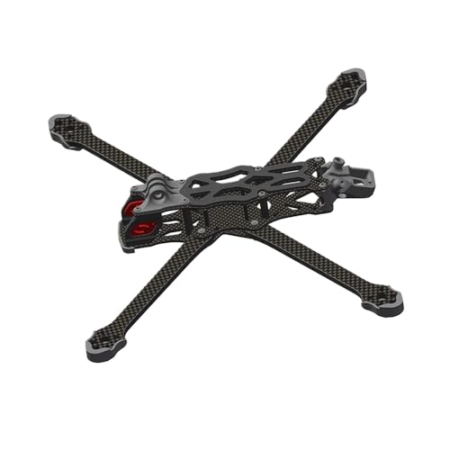 KRLAZdN EVO 5 6 7 8 9 10 3K Kohlefaser FPV Rahmen kompatibel mit CADDX Vista Polar Nebula Pro O3 Air Unit RC Drone Quadcopter(10inch with 3D Parts) von KRLAZdN