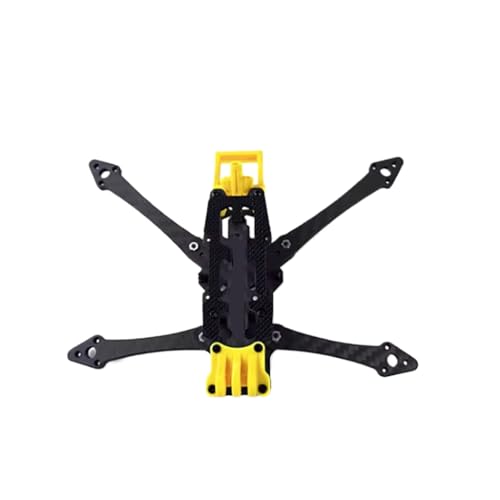 KRLAZdN FoldApe4 O3 Analog-Rahmen-Kit, 168 mm Radstand, DC 4 mm Dicker Arm, kompatibel mit FPV-Renndrohnen(for FoldApe4 Analog) von KRLAZdN