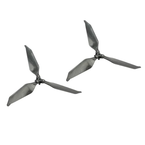 KRLAZdN Geräuscharmer, fortschrittlicher 8331F-Propeller aus Vollkarbonfaser, 2-Blatt, 3-Blatt, faltbar, CW CCW, kompatibel mit Pro und Platinum(1 Pair 3Blade) von KRLAZdN