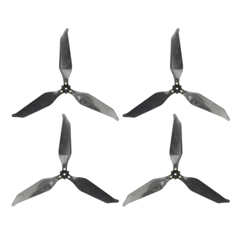 KRLAZdN Geräuscharmer, fortschrittlicher 8331F-Propeller aus Vollkarbonfaser, 2-Blatt, 3-Blatt, faltbar, CW CCW, kompatibel mit Pro und Platinum(2 Pairs 3Blade) von KRLAZdN