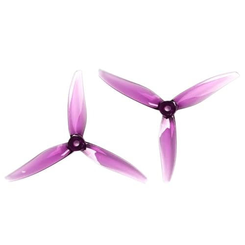 KRLAZdN Hurricane 5127 5 Zoll 3 Rennpropeller, kompatibel mit FPV-Drohnen, 4er-Pack(Purple 2 Packs) von KRLAZdN