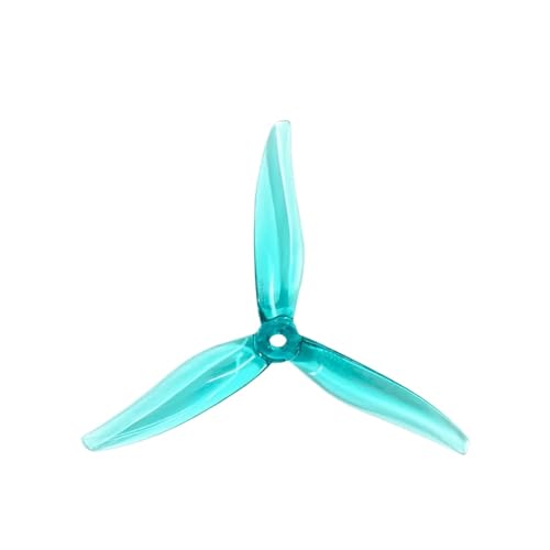 KRLAZdN Hurricane 51377 5 Zoll Bunte 3-Propeller, kompatibel mit FPV-Drohnen, 4er-Pack(Clear Blue 2 Bags) von KRLAZdN